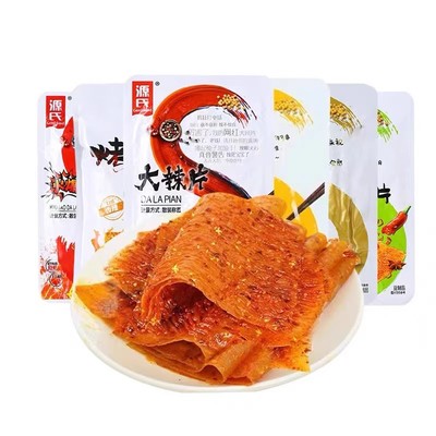 源氏烤豆皮500g散装称重网红吃货