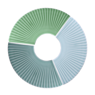 青瓷盘子扇形食盘陶瓷创意日料寿司盘点心平盘家用酒店摆台冷盘碟