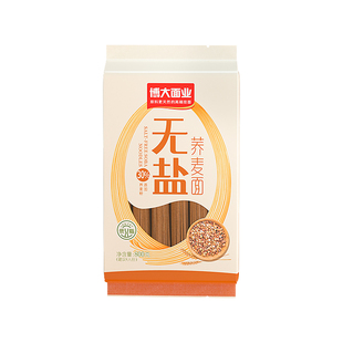 博大无盐面条多口味组合荞麦面龙须面鲜鸡蛋面0盐挂面0钠无添加盐