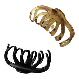 韩式ins气质复古发抓玳瑁法式优雅适合发量多盘发抓夹发夹发饰品