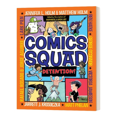 英文原版 Comics Squad3 Detention 漫画班3 拘留 全彩幽默爆笑漫画小说 纽伯瑞奖作家Jen 英文版 进口英语原版书籍儿童外文书