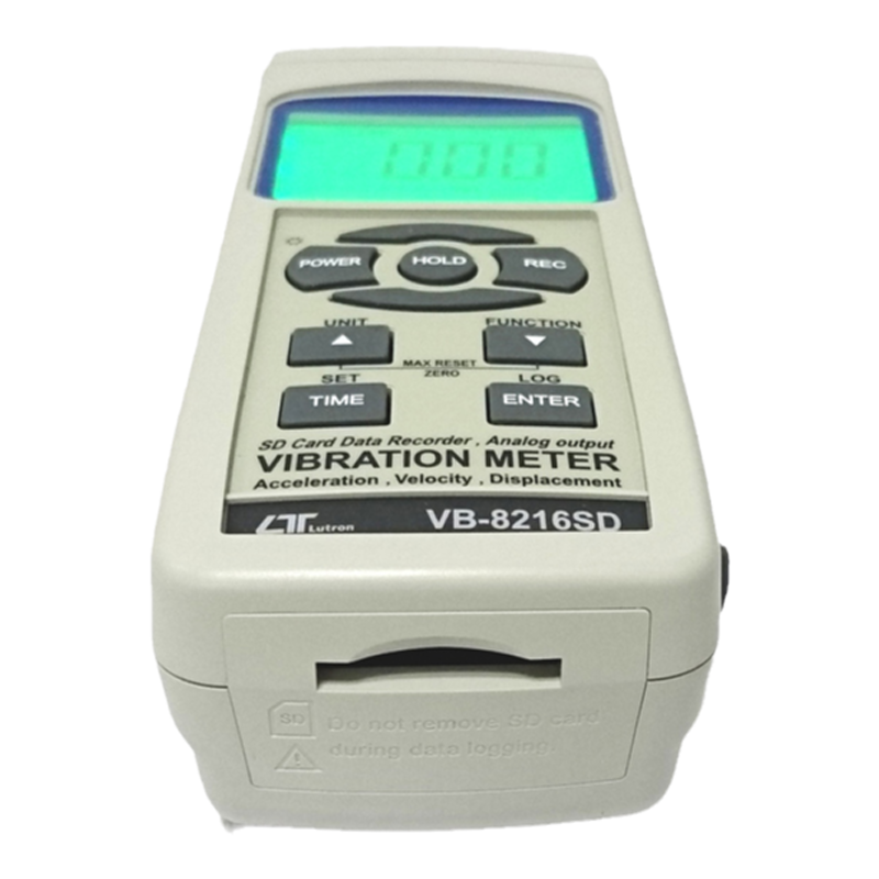 VB-8216SD高精度数字振动计测试仪振动位移分析仪SD卡记录APP
