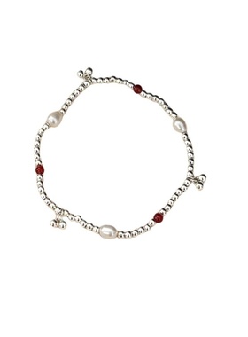 S925纯银珠天然淡水珍珠手链