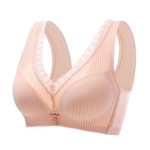 新品内衣背心式文胸女小胸显大聚拢无钢圈收副乳防下垂中厚款胸罩