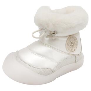 儿童雪地靴男女幼童加绒保暖靴子冬季新款宝宝棉鞋软底婴儿学步鞋