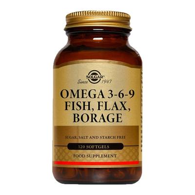 欧洲直邮英国药房SOLGAR欧米茄3-6-9软胶囊120粒装鱼油进口