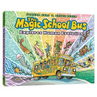 神奇校车新作人类进化 英文原版绘本 The Magic School Bus Explores Human Evolution 儿童科普启蒙故事书 英文版进口书