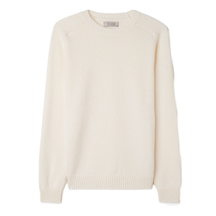 FALCONERI男士经典舒适修身长袖圆领毛衣新年山羊绒针织衫UML428A