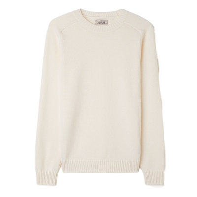 FALCONERI男士经典舒适修身长袖圆领毛衣新年山羊绒针织衫UML428A