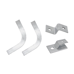 镀锌成品弯ZH型固定夹子水平弯90度扁铁接地扁铁弯头平弯扁钢弯头