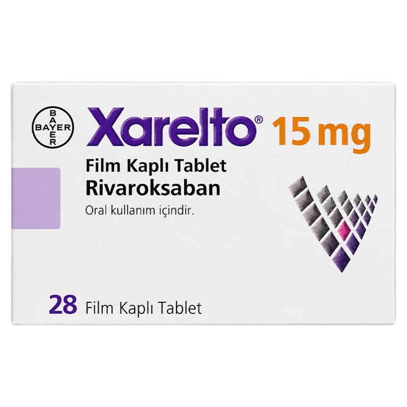 原研进口拜耳拜瑞妥Bayer利伐沙班片15mg28片预防血栓静脉血管