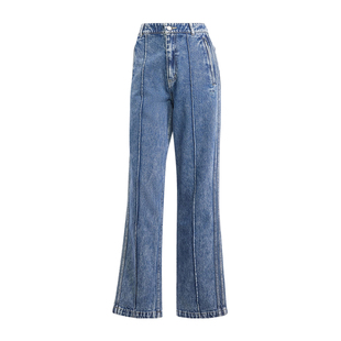 【自营】Adidas/阿迪达斯街头文化复古纯棉牛仔运动裤IW5758