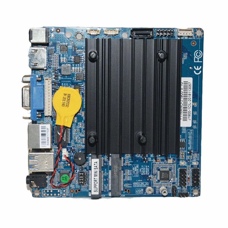 全新 j1900 四核迷你主板 nano itx12*12低功耗无风扇工控主板