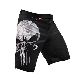 HAYABUSA 隼拳击短裤漫威惩罚者限量版MMA短裤男泰拳短裤格斗短裤