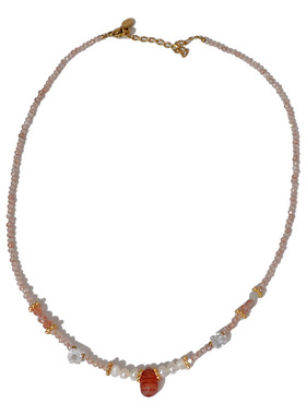 淡水珍珠项链小迷人多巴胺锁骨链