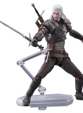 预定 GSC MF 巫师3：狂猎 猎魔人 figma 杰洛特 白狼 可动手办