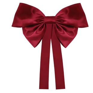 夸张蝴蝶结发夹2025年新款后脑勺黑色法式高级感复古发卡头饰仙