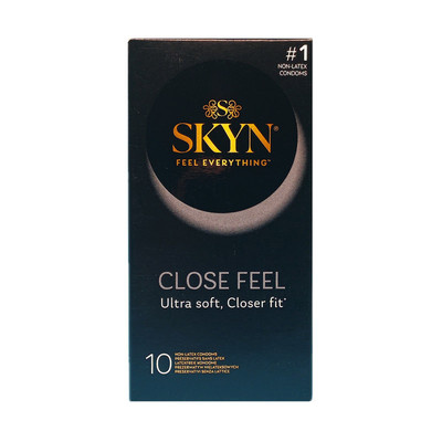 美国SKYN close feel小号51mm非乳胶S码安全套紧贴超薄套10只进口