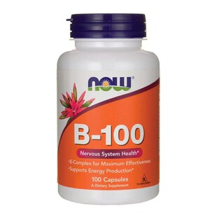 美国诺奥Now Foods复合维生素B族B100胶囊VB成人B2B6B12营养神经