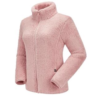 骆驼户外抓绒衣女款摇粒绒外套25新秋冬加绒加厚抗静电开衫卫衣女