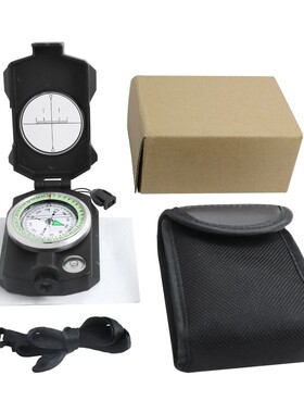 现货K6520美式带夜光多功能带指南针户外高金属精准仪用坡度