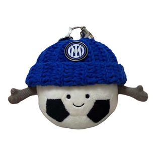 Jellycat足球挂件衣服巴塞罗那队帽子适用可来图定制颜色手工钩织