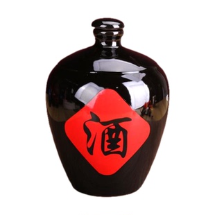 包邮土陶陶瓷酒坛子1斤2斤3斤5斤10斤装家用窖藏密封坛陶瓷盖木塞
