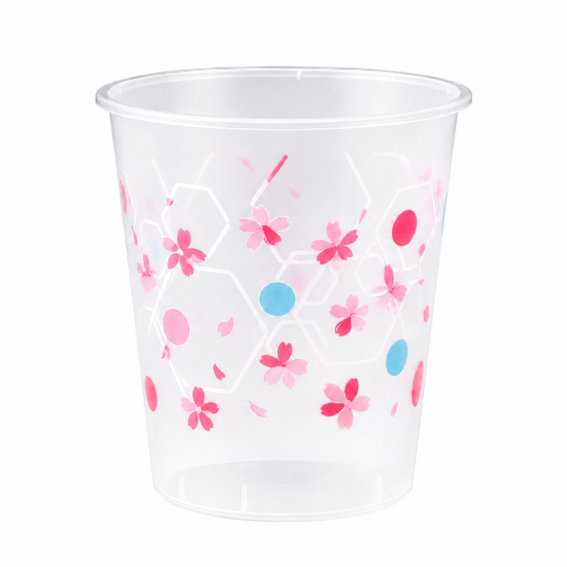 一次性印花杯加厚塑料杯