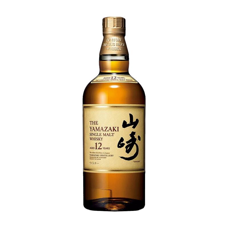【自营】山崎（Yamazaki）12年单一麦芽威士忌 700ml进口洋酒小酒