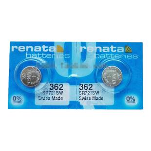 RENATA瑞士 362纽扣电池 氧化银 1.55V 纽扣电池 手表电池SR721SW
