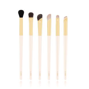 LADES/蓝蒂丝6支眼部化妆刷套装眼部刷镰刀鼻影刷铺色刷子动物毛