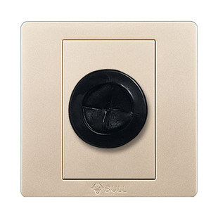 公牛空白面板带出线孔86型遮丑盖白板穿线孔封堵假插座盖板遮盖