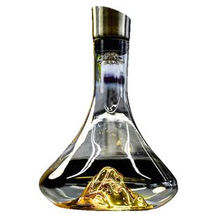 德国金色瀑布红酒醒酒器酒杯套装家用轻奢高档水晶玻璃创意分酒壶