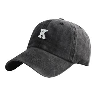 超大头围60-68加深鸭舌帽男水洗复古牛仔棒球帽女加宽帽檐遮阳帽