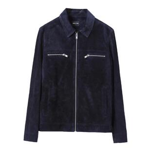 流石男装秋装真皮夹克春季2026新款外套时尚男士外套机车风皮衣