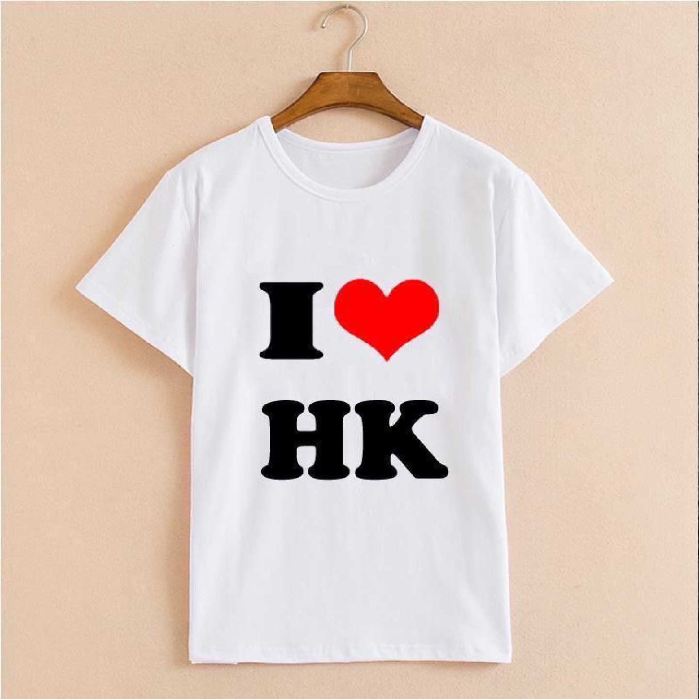 ILOVESH我爱上海中国香港男女装短袖T恤旅游爱国纪念上衣班服潮26