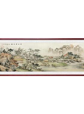 良木纯手绘新中式支持定制挂画