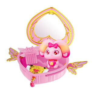 彩虹护卫队2星宝能量过家家玩具女孩兔兔爱心魔法水晶宝盒变身器