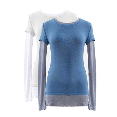 LINYLIBERTY设计感假两件T恤