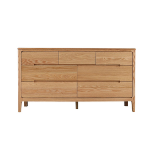 工厂直销全实木斗柜纯北美红橡木斗橱子卧室抽屉柜五斗柜六七斗柜