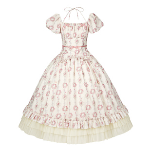 来信与诗·雨后蔷薇｜WP原创副牌蔷薇柄图双子op裙摆提拉lolita