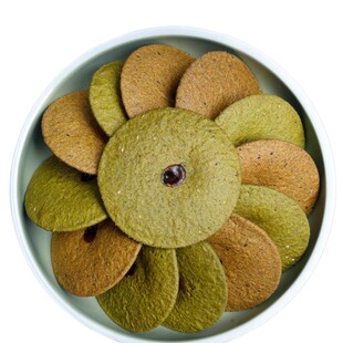 食茶源老式红糖肚脐饼早餐红茶绿茶粗粮饼干福建特产小吃健康零食