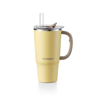 北鼎巨无霸吸管保温杯高颜值保温杯女大容量水杯保冰吸管杯咖啡杯