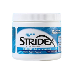 美国正品stridex施颜适水杨酸棉片红色款去黑头粉刺闭口收缩毛孔