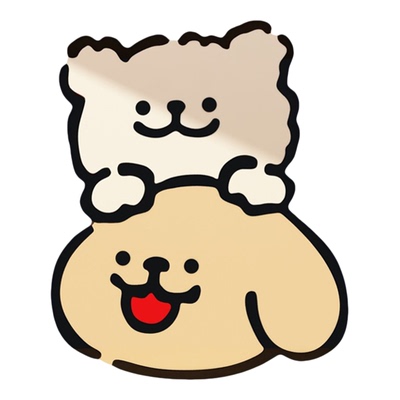 新马年线条小狗贴纸客厅沙发电视机背景墙面装饰挂件亚克力3d立体