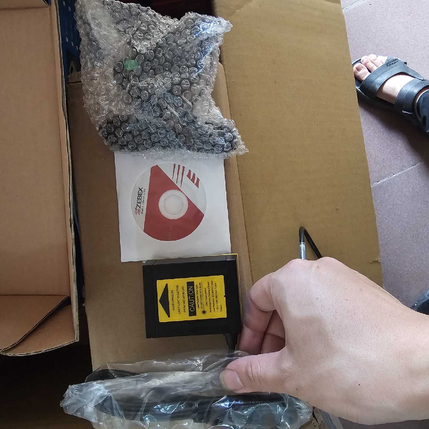 全新进口ZEBEX巨普巨豪Z-5152SR高速单线激光扫描器