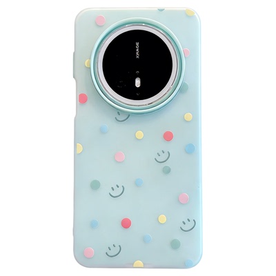 ins风彩色波点笑脸适用华为mate70pro手机壳新款高级感mate60网红爆款手机壳mate50/40/30防摔外壳保护套女