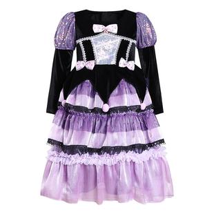 Dreampartybox库洛米裙子女童公主裙套装洛丽塔万圣节儿童服装秋