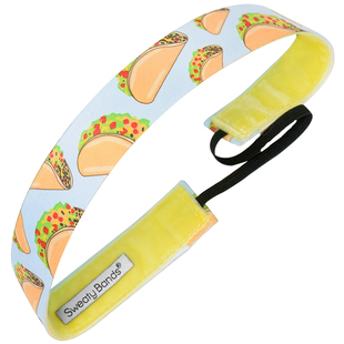 跑步头带Sweaty Bands 女美食主题 夏季运动瑜伽防滑止汗束发带