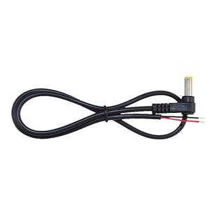 DC线5.5*2.1黄音叉L型dc弯头线适配器电源线90度直角线5521公头线